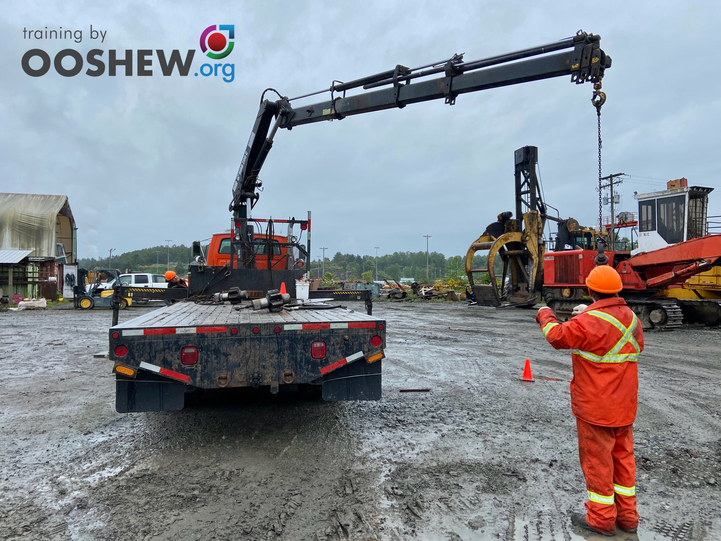 Folding Boom Crane
